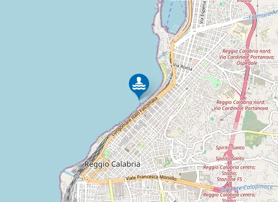 Map of LIDO COMUNALE VILLA ZERBI