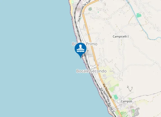 Map of BOCALE 2 - STAZ. FF.SS.