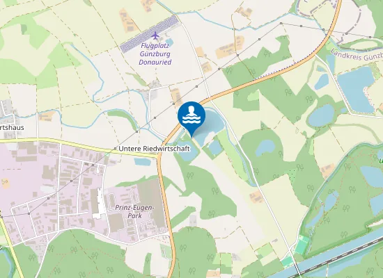 Map of LUTZENBERGER SEE GUENZBURG