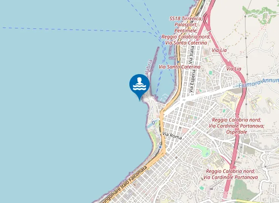 Map of 500 M N TOTT. ANNUNZIATA