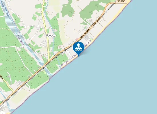 Map of CAMPING LA PLAIA