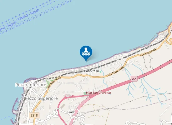 Map of CENTRO CANNITELLO OSP.NUOVO