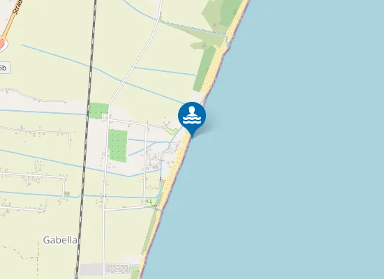 Map of A 6 KM A SUD FIUME NETO