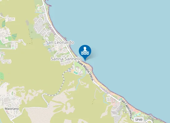 Map of LIDO DEGLI SCOGLI