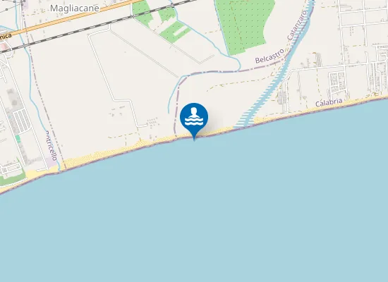 Map of 200 MT. NORD FIUME TACINA