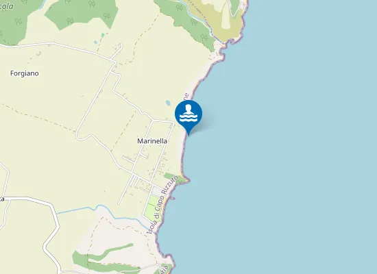 Map of A 500 MT A NORD CAPO MARINELLA