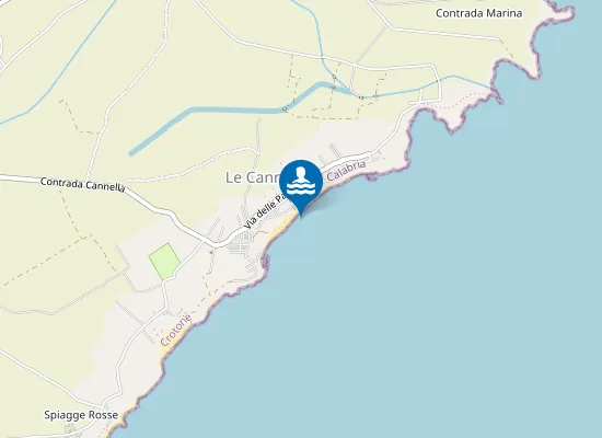 Map of A 500 MT NORD PUNTA FRATTE