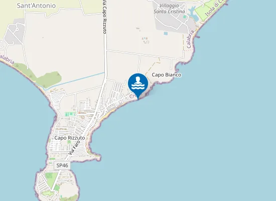 Map of 500 MT NORD VILLAGGIO CAPO RIZZUTO