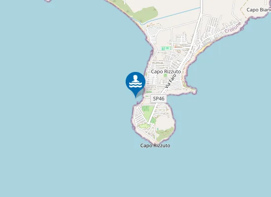 Map of 500 MT SUD VILLAGGIO CAPO RIZZUTO