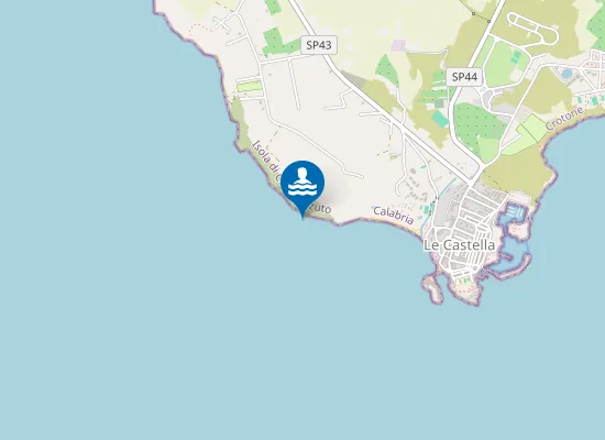 Map of HOTEL CLUB LE CASTELLA