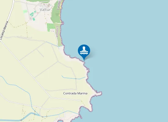 Map of 1 Km Nord Capo Cimiti