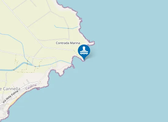 Map of DI FRONTE CAPO CIMITI