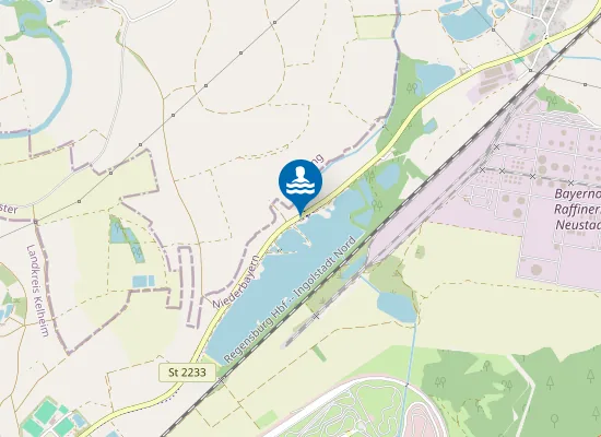 Map of MAURER SEE NEUSTADT A D DONAU