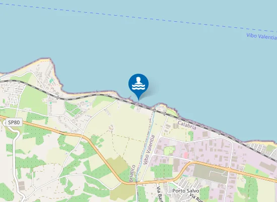 Map of 200 MT A SX T. TRAINITI