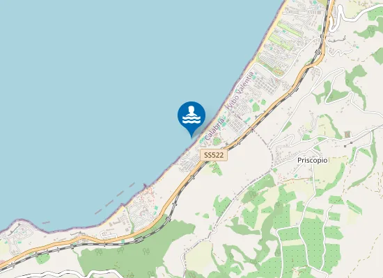 Map of A 1400 MT.NORD PUNTA TONNARA