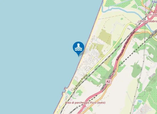 Map of 1 Km Sud Angitola