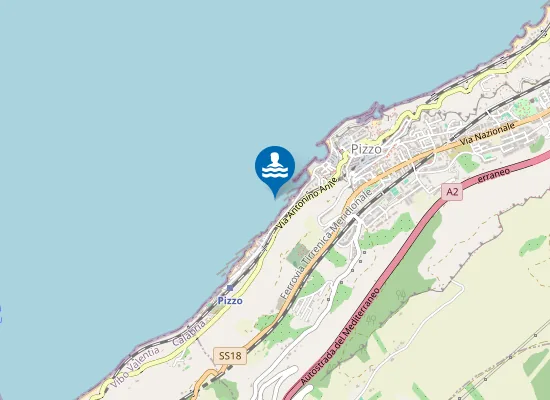 Map of SPIAGGIA MARICELLO
