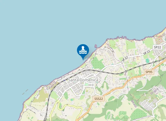 Map of 700 MT SUD SPIAGGIA RIACI