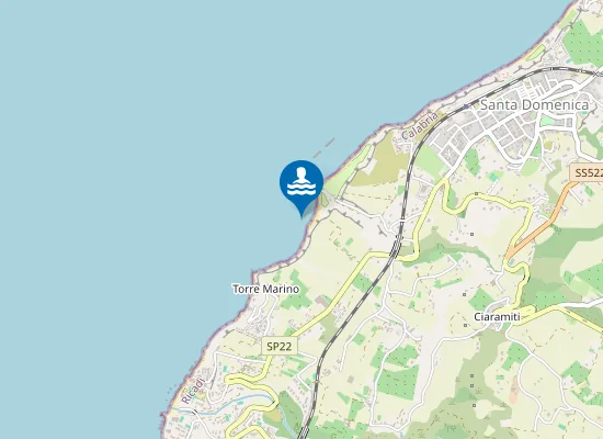 Map of SPIAGGIA TORRE MARINA