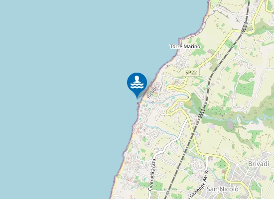 Map of 1400 MT.SUD TORRE MARINA