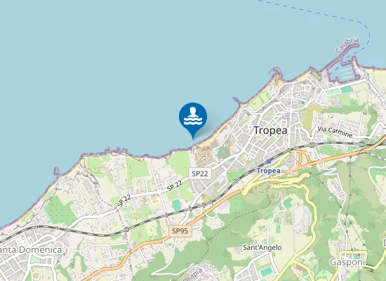 Map of SPIAGGIA CLUB ALDIANA