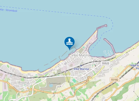 Map of LIDO LA CAPANNINA