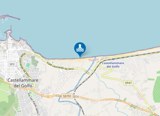 Map of MT 200 A OVEST FIUME S.BARTOLOMEO N.53