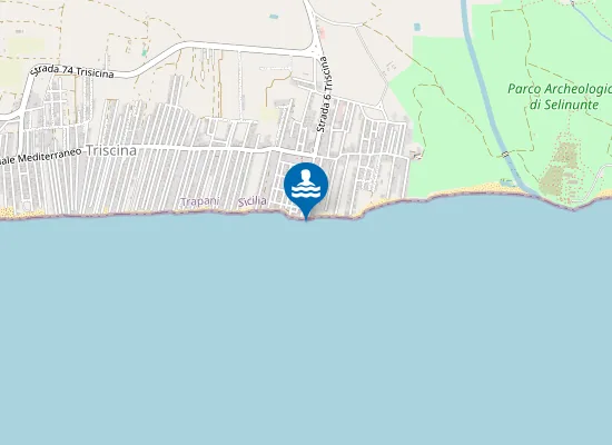 Map of LIDO CANNARA DI TRISCINA