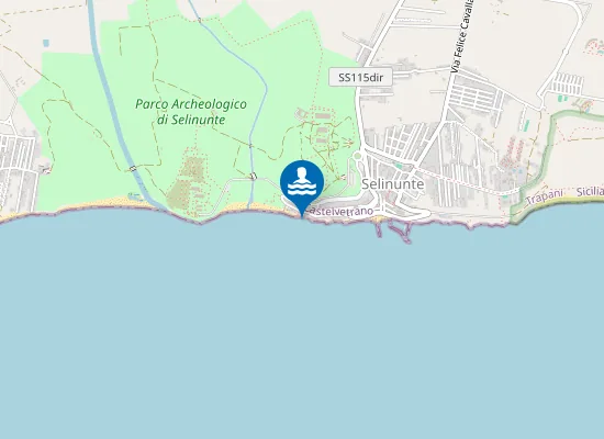 Map of LIDO VERDE DI SELINUNTE