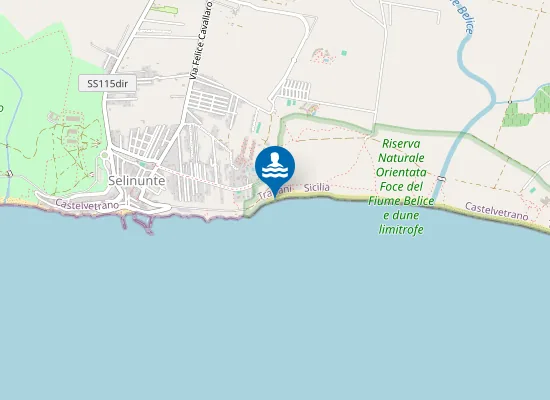 Map of LIDO PINETA DI SELINUNTE