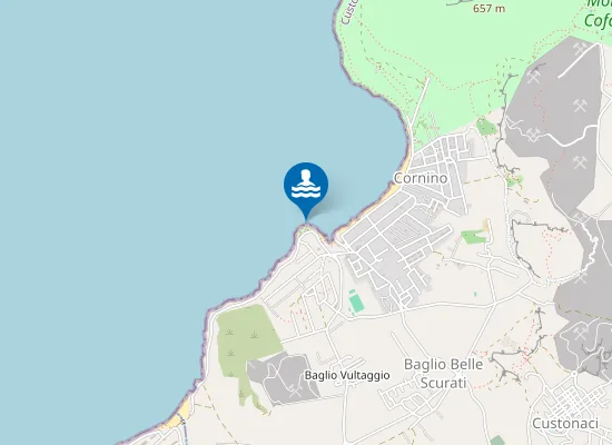 Map of CORNINO PORTICCIUOLO - LA CHIESETTA