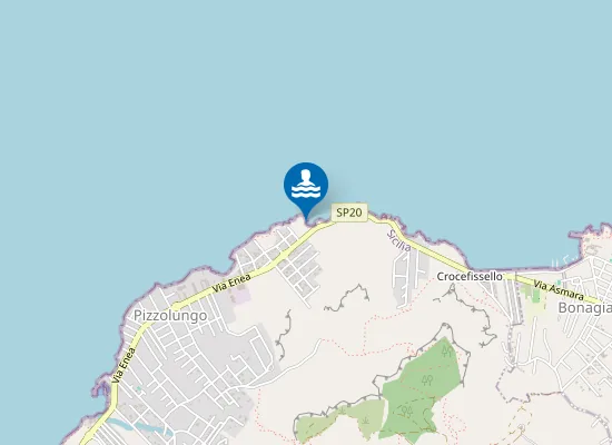 Map of KM 9 STRADA TRAPANI - BONAGIA