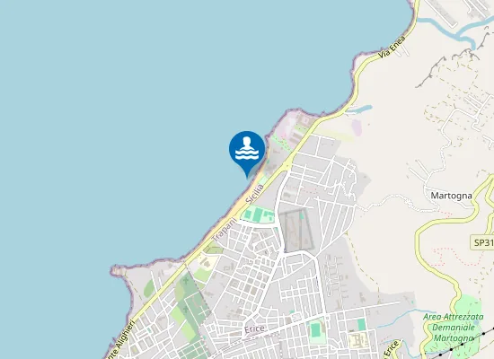 Map of PROSPICENTE HOTEL BAIA DEI MULINI - EX PARK HOTEL