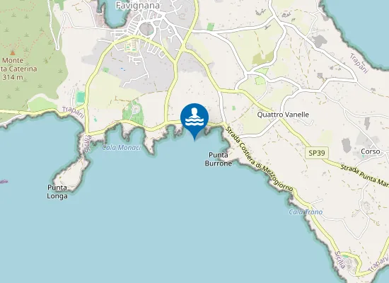 Map of PUNTA BURRONE