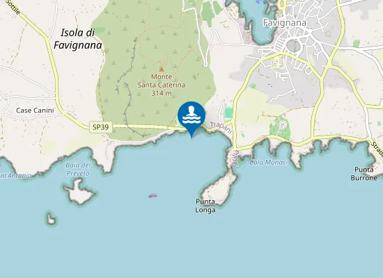 Map of CALA CORTICELLO