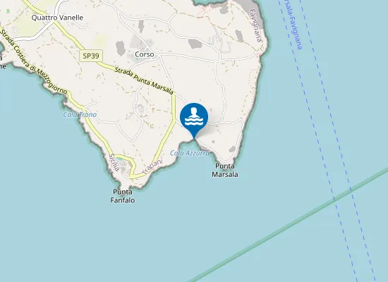 Map of CALA AZZURRA