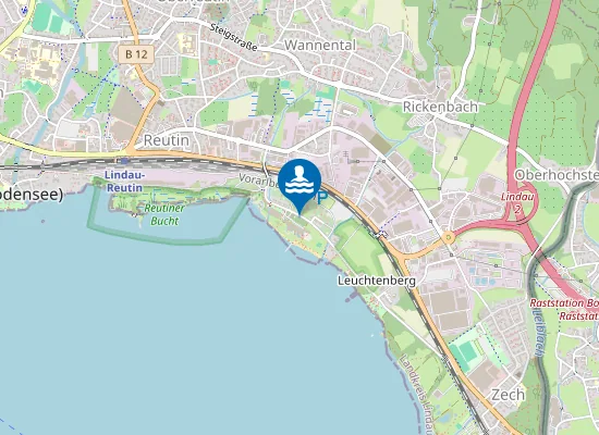 Map of BODENSEE THERME LINDAU BODENSEE