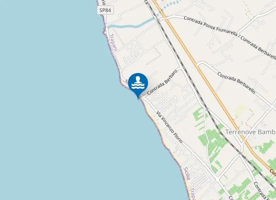 Map of CONTRADA BERBARO - LIDO MEDITERRANEO