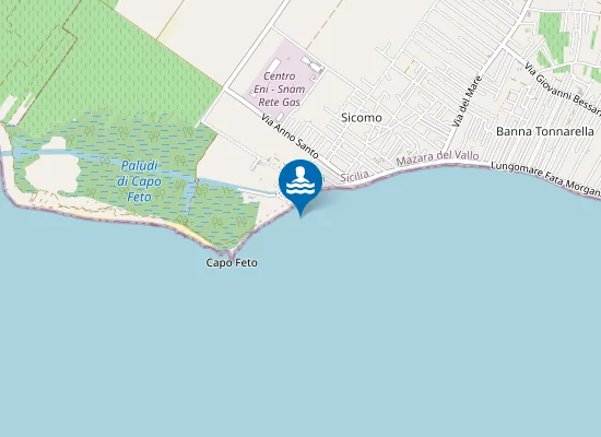 Map of VIALE MARRONE - TRIGLIA CORLEO