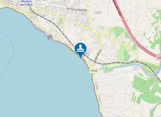 Map of EX ISTORANTE LA ROTONDA SAN VITO