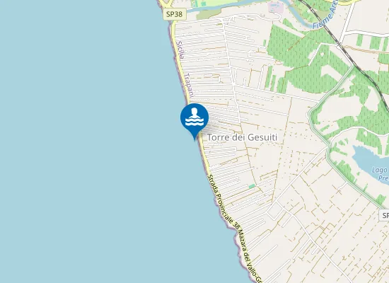 Map of C/DA LE SCIARE (PROSP. VIA ORSA MINORE)