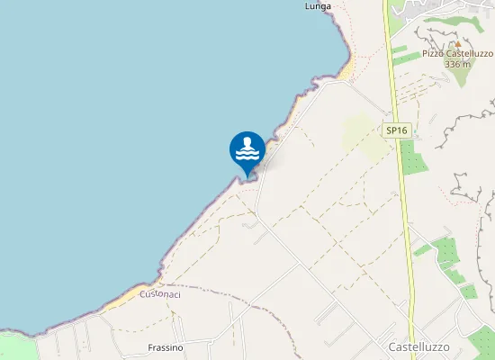 Map of CALA CALAZZA -PROSPICIENTE POSTEGGIO