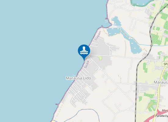 Map of 150 MT SUD TORRE MARAUSA - S.FRANCESCO