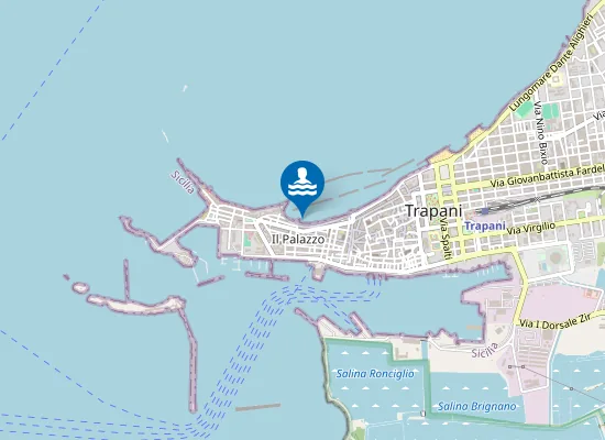 Map of MURA DI TRAMONTANA LATO OVEST