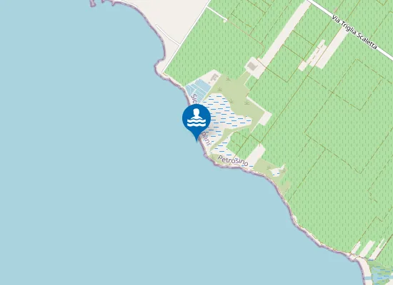 Map of C/DA MARGI SPANO' 500 MT SU IMPIANTO ITT