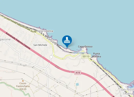 Map of CALA SCIABICA