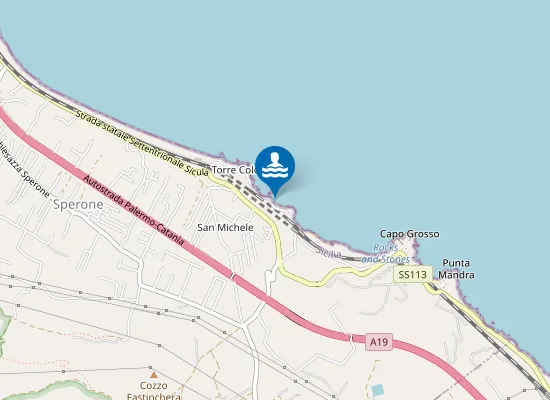 Map of TORRE COLONNA - VIA CONSOLARE 17