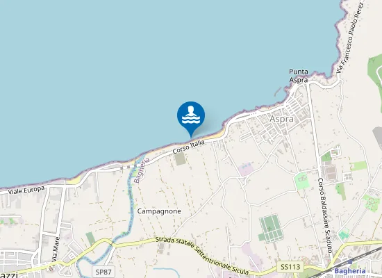 Map of SPIAGGIA PLAIA