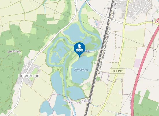 Map of Altmainsee Ebensfeld