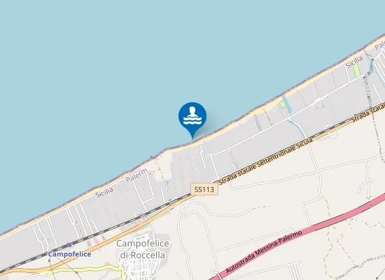 Map of 200 MT. EST TORRENTE ROCCELLA